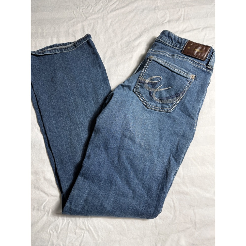 Vintage Y2K Early 2000s Express Stella Low Rise Bootcut Jeans Womens 6R  Denim